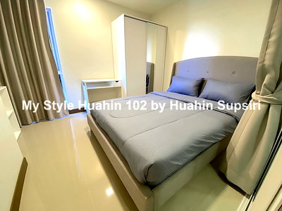 Condos for rent Hua Hin Bus Station : Room for rent at My style Hua Hin 102 Two Bedroom 23,000 THB  52 sqm.