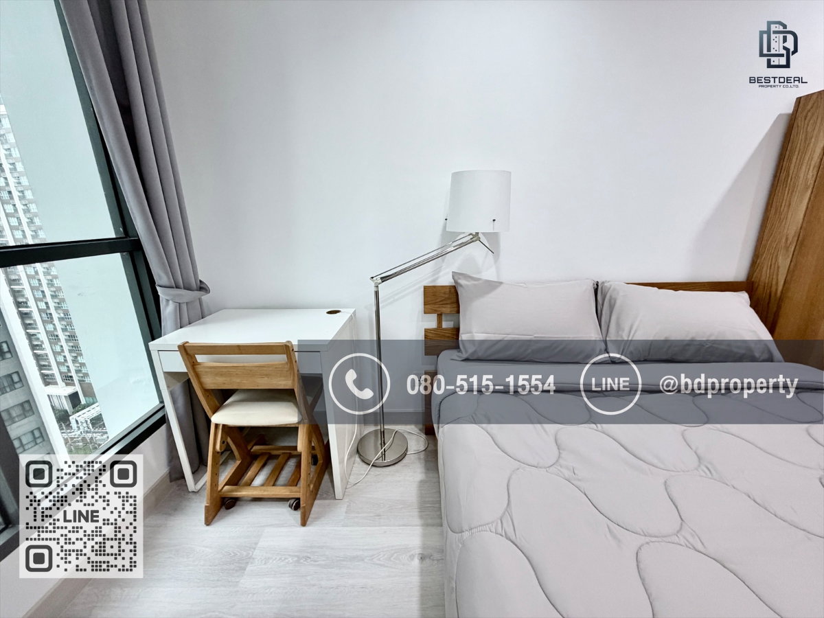 รูป Bestdeal ให้เช่า 1 ห้องนอน 31ตรม.ราคา 16,000/เดือนเท่านั้น เฟอร์นิเจอร์และเครื่องใช้ไฟฟ้าครบ“IDEO MOBI RAMA 9” ใกล้MRT และเซ็นทรัลพระราม 9 เพียง 80 ม. - รูปที่ 10/15