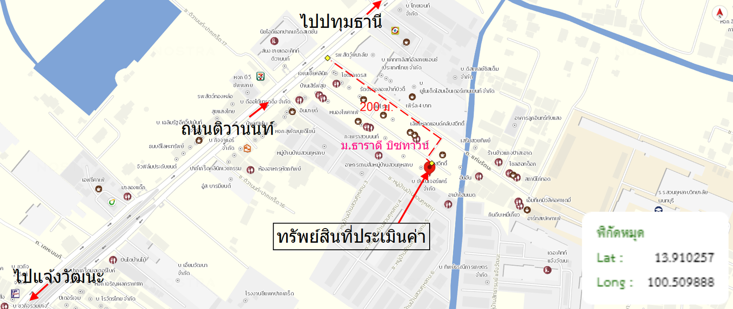 picture SHOP HOUSE 42.3 Sq.w. Pak Kret Nonthaburi for 11M - 54/54