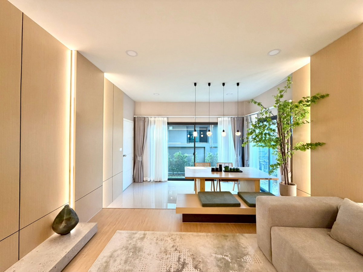 รูป บ้านสไตล์ญี่ปุ่น Modern Zen ใกล้ทะเลบางแสนศิลามูระ Type A | Twin House  172 ตร.ม. | 3 นอน 3 น้ำ | 2 จอด - รูปที่ 2/13