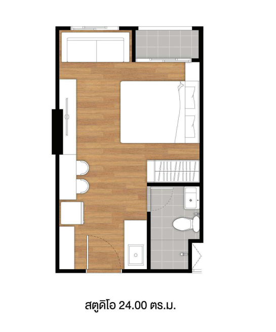 picture CONDO 24.16 Sq.m. Lak Si Bangkok for 1.6M - 18/23