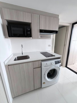 ให้เช่า Origin Plug & Play E22 Station ห้องสวยสไตล์ Loft อยู่จริงฟีลบ้าน 2 ชั้น 🏙✨