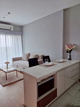 ให้เช่า แอสตร้าสกายรีเวอร์ ชั้น7 แบบ1ห้องนอน. ขนาดห้อง34ตรม