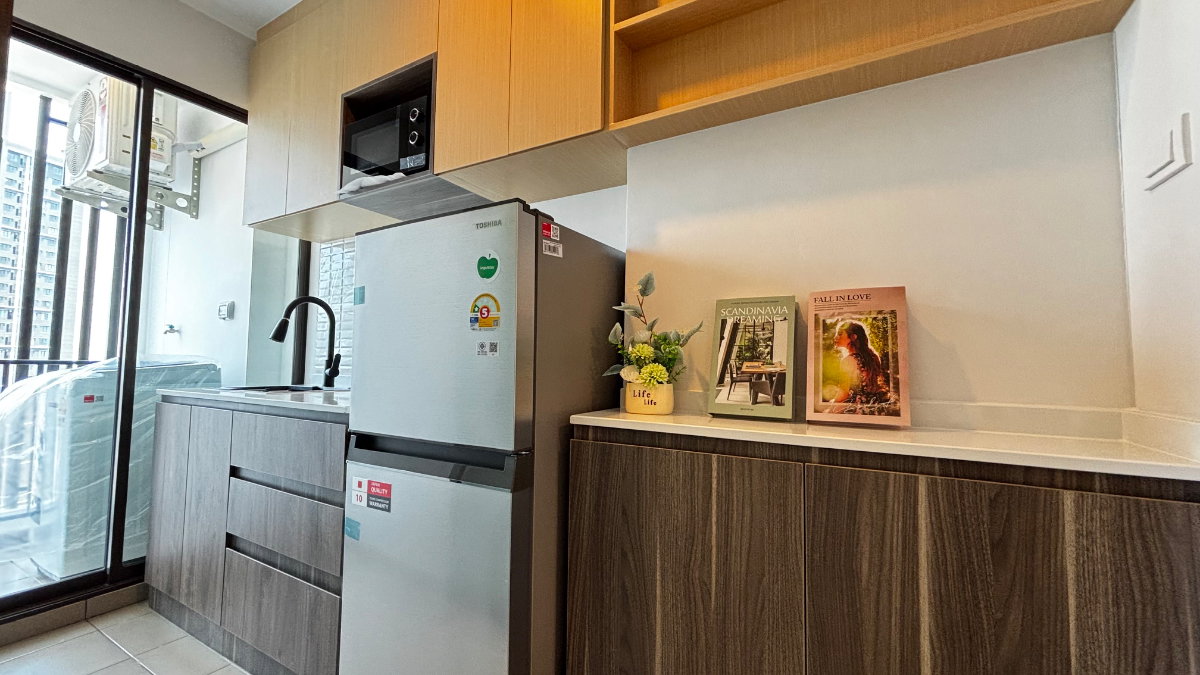 รูป 🔥คอนโดใหม่ พร้อมอยู่ ใกล้ BTS วุฒากาศ เพียง 180 เมตร ‼️Regent home Wutthakat High Flooor 🔥 - รูปที่ 7/11