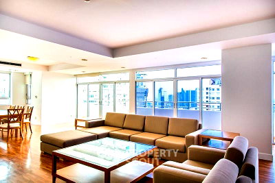 คอนโดให้เช่า : คอนโด 3 ห้องนอน ห้องเลี้ยงสัตว์ได้ โครงการ Krungthep Thani Tower ใกล้ BTS พร้อมพงษ์ (ID 2874404)