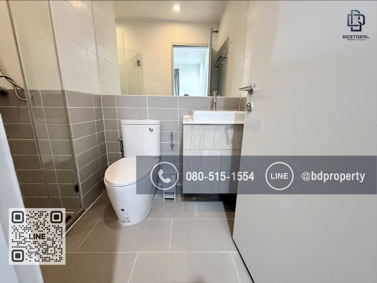 รูป Bestdeal ให้เช่า 1 ห้องนอน 31ตรม.ราคา 16,000/เดือนเท่านั้น เฟอร์นิเจอร์และเครื่องใช้ไฟฟ้าครบ“IDEO MOBI RAMA 9” ใกล้MRT และเซ็นทรัลพระราม 9 เพียง 80 ม. - รูปที่ 13/15