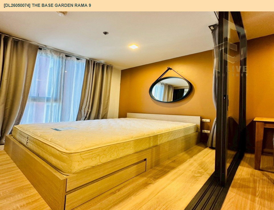 รูป DL26050074 ขายคอนโด เดอะ เบส การ์เดน พระราม 9 (The Base Garden Rama 9 ) ใกล้ สายสีส้ม พร้อมเข้าอยู่ โทรด่วน 0638692663 LineID @655ebbvc - รูปที่ 4/15