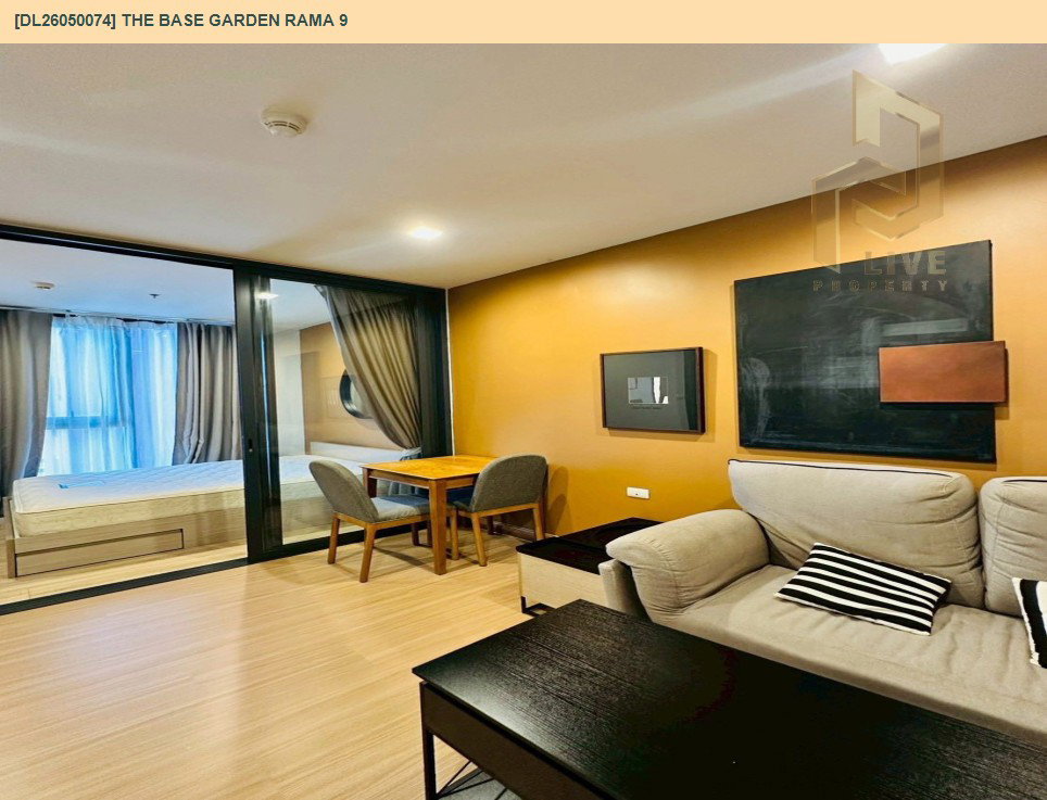 รูป DL26050074 ขายคอนโด เดอะ เบส การ์เดน พระราม 9 (The Base Garden Rama 9 ) ใกล้ สายสีส้ม พร้อมเข้าอยู่ โทรด่วน 0638692663 LineID @655ebbvc - รูปที่ 7/15