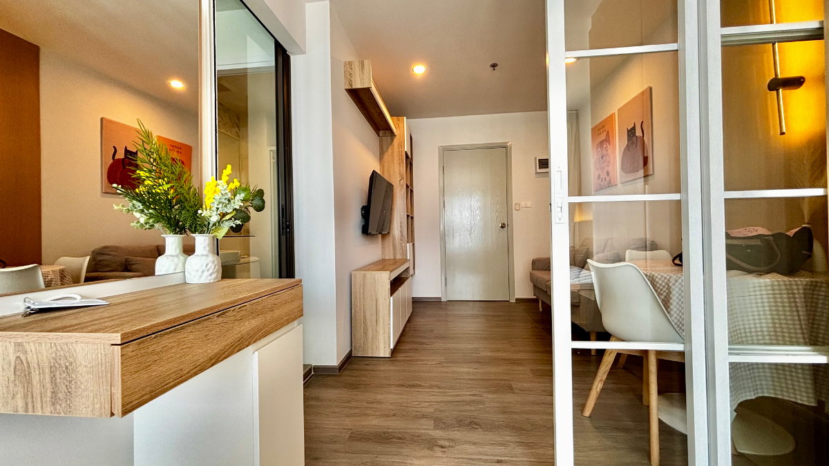 รูป 🔥คอนโดใหม่ พร้อมอยู่ ใกล้ BTS วุฒากาศ เพียง 180 เมตร ‼️Regent home Wutthakat High Flooor 🔥 - รูปที่ 4/11