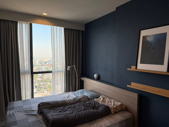 รูป 💥💥ให้เช่าห้องพร้อมอยู่!! The Line Wongsawang 2Bed 54.43 ตรม.ชั้น 29 แต่งครบ สอบถาม LINE ID: @atfirm💥💥​ - รูปที่ 4/13