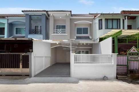 For Sale Townhouse/Townhome  , Baan Rompo Bangbuathong , wide frontage , newly renovated , MRT-Bang Phu , Bang Rak Phatthana , Bang Bua Thong , Nonthaburi , CX-153410 ✅ Live chat with us ADD LINE @connexproperty ✅