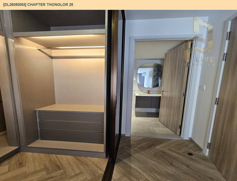 รูป DL26050093 ให้เช่าคอนโด แชปเตอร์ ทองหล่อ 25 (Chapter Thonglor 25) ใกล้ BTS ทองหล่อ พร้อมเข้าอยู่ โทรด่วน 0614453194 LineID @162cjixi - รูปที่ 9/14