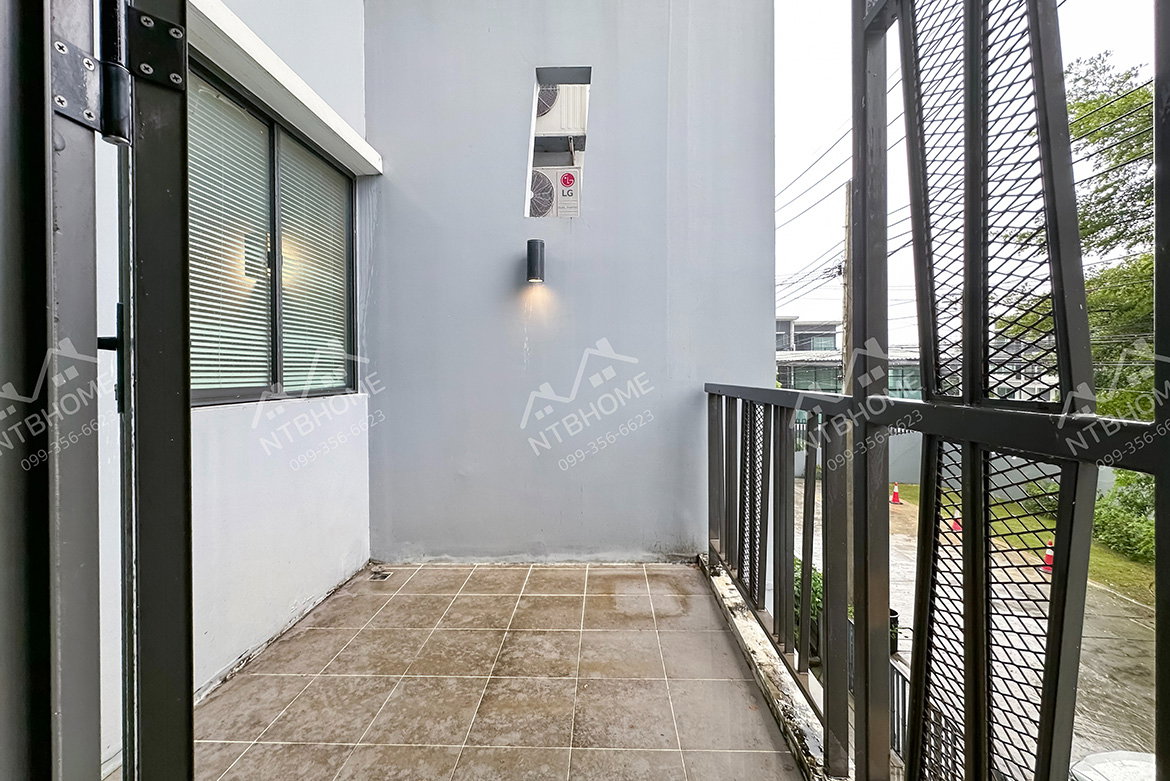 รูป ทาวน์โฮม 3 ชั้น ธนาคลัสเตอร์ ราชพฤกษ์ – สถานีบางพลู ต้นโครงการ แปลงหน้าสวน พร้อมอยู่ ใกล้ MRT สายสีม่วง สถานีบางรักใหญ่ - รูปที่ 11/15