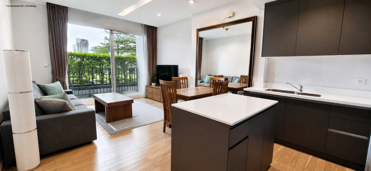 รูป Rare Luxury Condo ทองหล่อ วิวสวน ใกล้ BTS พร้อมพงษ์ พร้อมเข้าอยู่ - U5870821 - รูปที่ 2/18