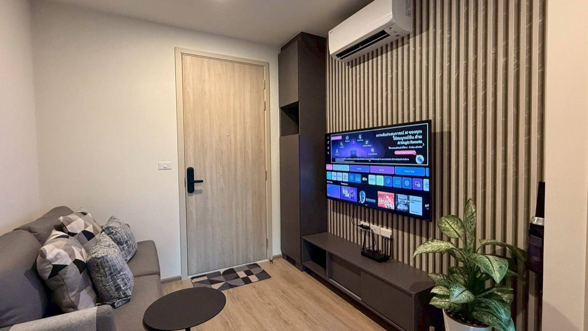 picture 𝑩𝒓𝒂𝒏𝒅 𝒏𝒆𝒘 𝒄𝒐𝒏𝒅𝒐 for rent : “ 𝐍𝐔𝐄 𝐃𝐢𝐬𝐭𝐫𝐢𝐜𝐭 𝐑𝟗 " Floor 15 , Size 30 Sq.m. , Near MRT-Rama 9 - 5/22