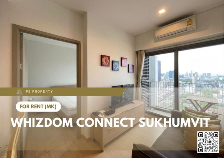 ให้เช่า 📍 Whizdom Connect Sukhumvit 📍 เฟอร์นิเจอร์ และ เครื่องใช้ไฟฟ้าครบ ใกล้ BTS ปุณณวิถี