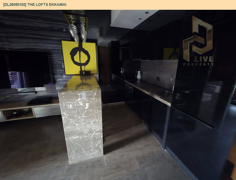รูป DL26050102 ให้เช่าคอนโด เดอะ ล็อฟท์ เอกมัย (The Lofts Ekkamai) ใกล้ BTS เอกมัย พร้อมเข้าอยู่ โทรด่วน 0800343450 LineID @655ebbvc - รูปที่ 5/8