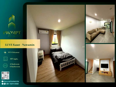 Houses for rent Sripatum University : KL05306 - LUVE Kaset - Nawamin 