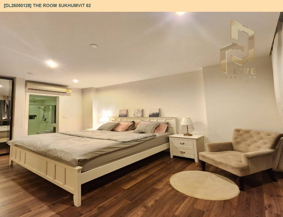 รูป DL26050128 ให้เช่าคอนโด เดอะ รูม สุขุมวิท 62 (The Room Sukhumvit 62) ใกล้ BTS ปุณณวิธี พร้อมเข้าอยู่ โทรด่วน 0638692663 LineID @655ebbvc - รูปที่ 13/21