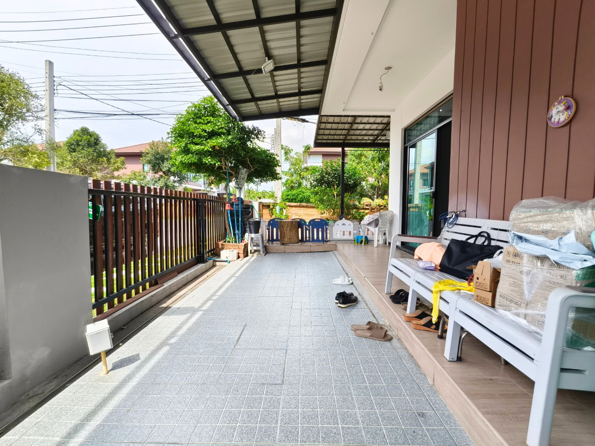รูป บ้านเดี่ยว แปลงมุม มีห้องนอนชั้นล่าง 58.9 ตร.ว. 5 นาทีถึงทางด่วนจตุโชติ 4ห้องนอน 3ห้องน้ำ The Ricco Residence วงแหวนฯ – หทัษราษฎร์  - รูปที่ 3/18