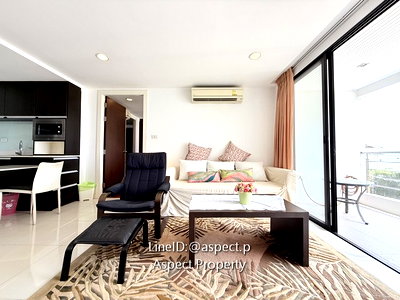 Condos for rent : Beachfront condo, 1 bedroom, large size, 62 sq m.