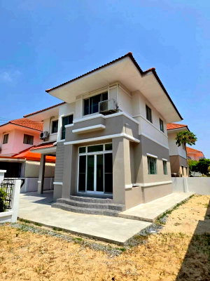 ขายบ้านเดี่ยว : ขายบ้านเดี่ยว ลลิลเทพารักษ์ หลังใหญ่ สวนกว้าง ใกล้ทางด่วนวงแหวน