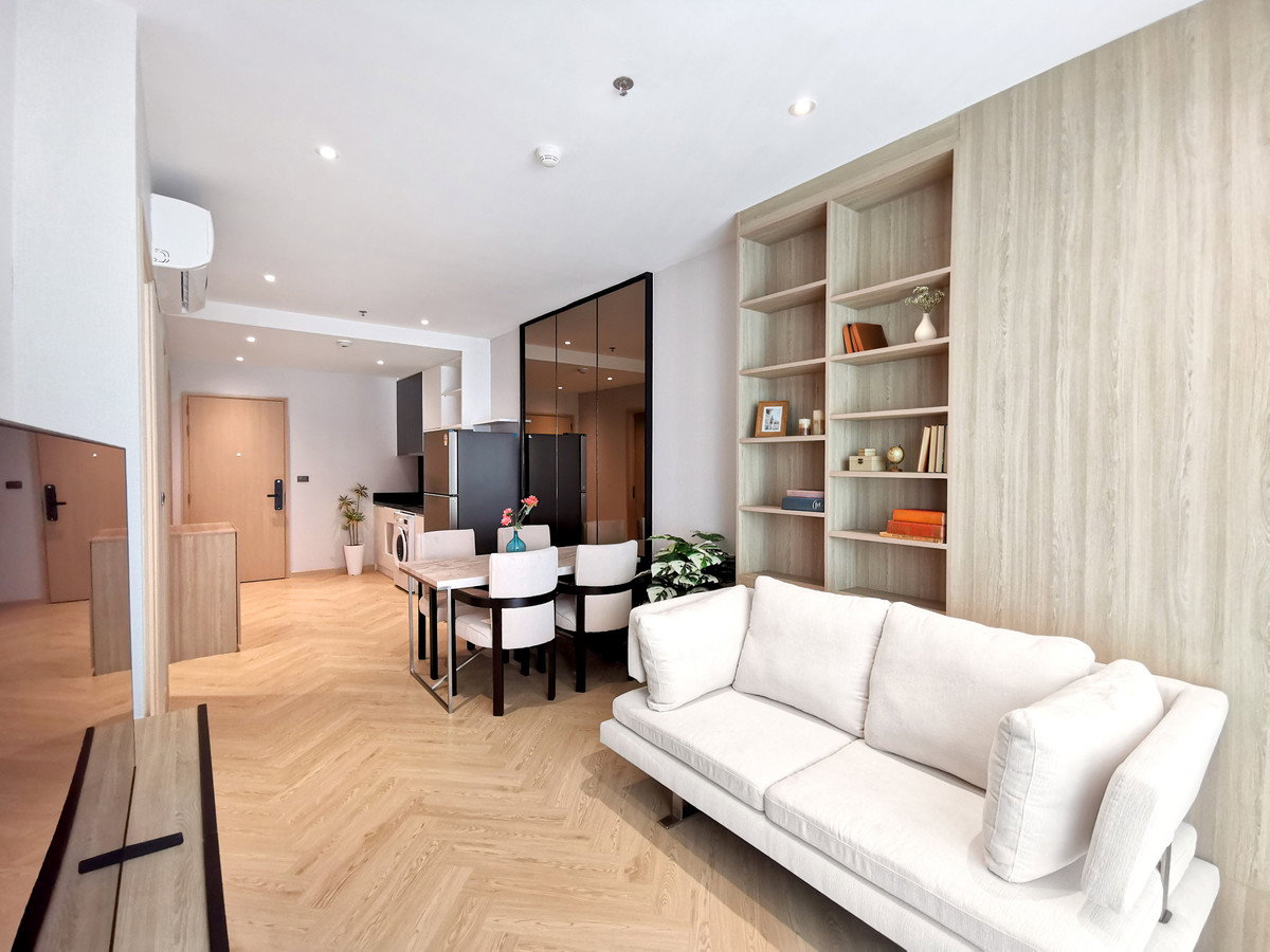 รูป ให้เช่า Sky Walk Residences พื้นที่ 53.79 ตร.ม. ชั้น 18 2นอน 1น้ำ วิวสวย 45k/เดือน - รูปที่ 3/14