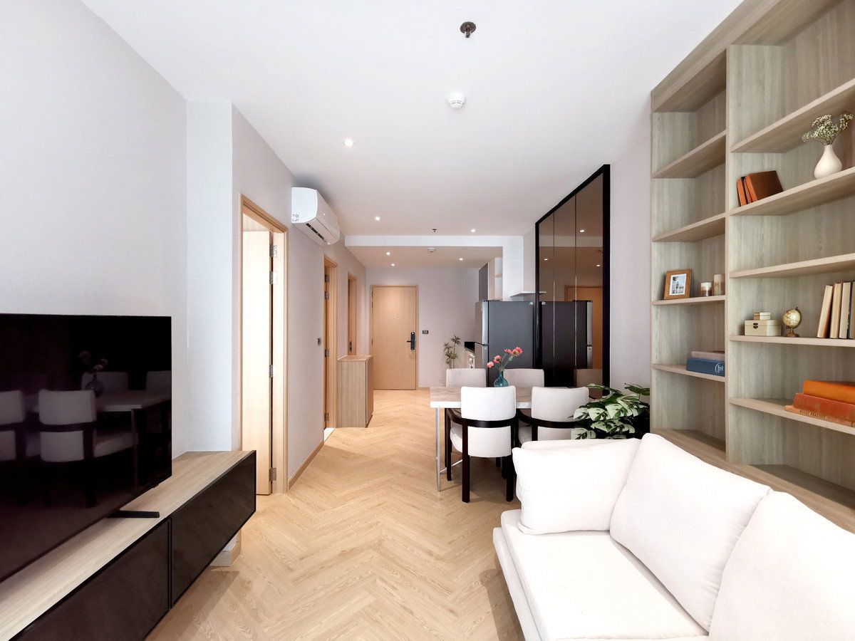 รูป ให้เช่า Sky Walk Residences พื้นที่ 53.79 ตร.ม. ชั้น 18 2นอน 1น้ำ วิวสวย 45k/เดือน - รูปที่ 1/14