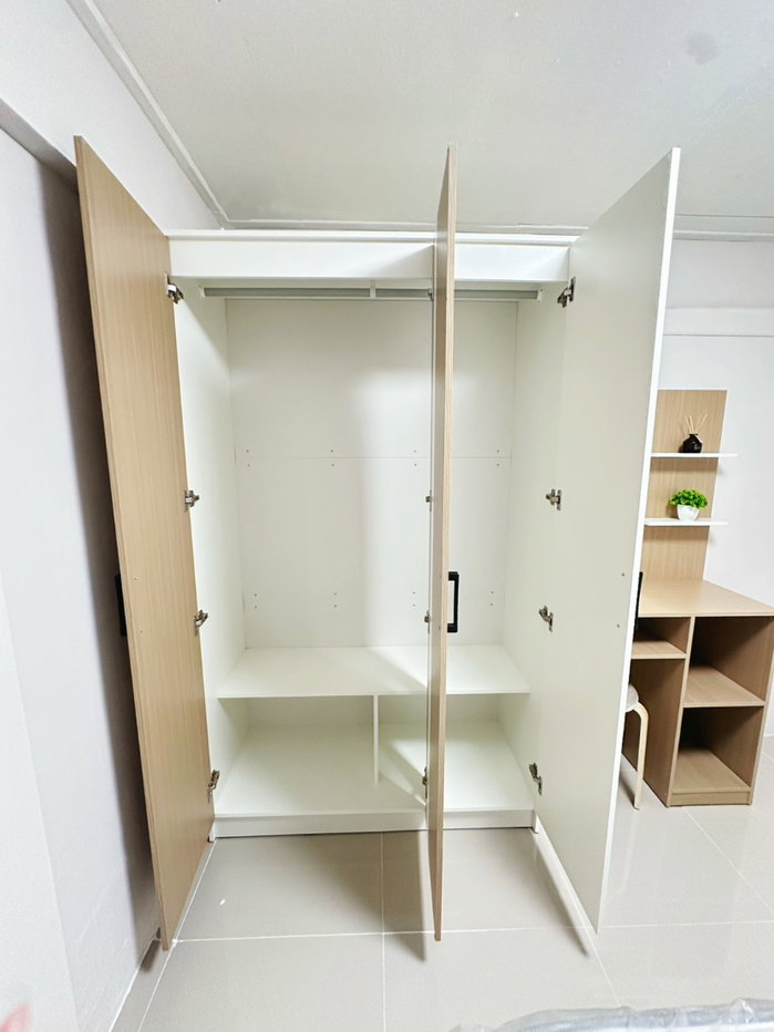 รูป ให้เช่าห้องชุดเคหะคลองจั่น อาคาร 17 ชั้น 5 เดือนละ 4,500 บาท โทร 091-992-3288 - รูปที่ 7/12