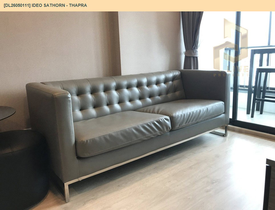 รูป DL26050111 ให้เช่าคอนโด ไอดีโอ สาทร - ท่าพระ (IDEO Sathorn - Thapra) ใกล้ BTS โพธิ์นิมิตร พร้อมเข้าอยู่ โทรด่วน 0653619502 LineID @897iyzll - รูปที่ 5/12