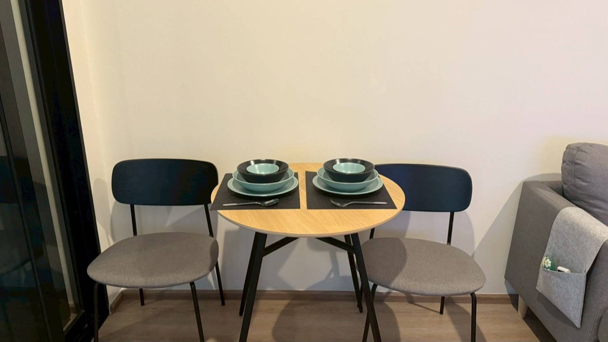 picture 𝑩𝒓𝒂𝒏𝒅 𝒏𝒆𝒘 𝒄𝒐𝒏𝒅𝒐 for rent : “ 𝐍𝐔𝐄 𝐃𝐢𝐬𝐭𝐫𝐢𝐜𝐭 𝐑𝟗 " Floor 15 , Size 30 Sq.m. , Near MRT-Rama 9 - 8/22