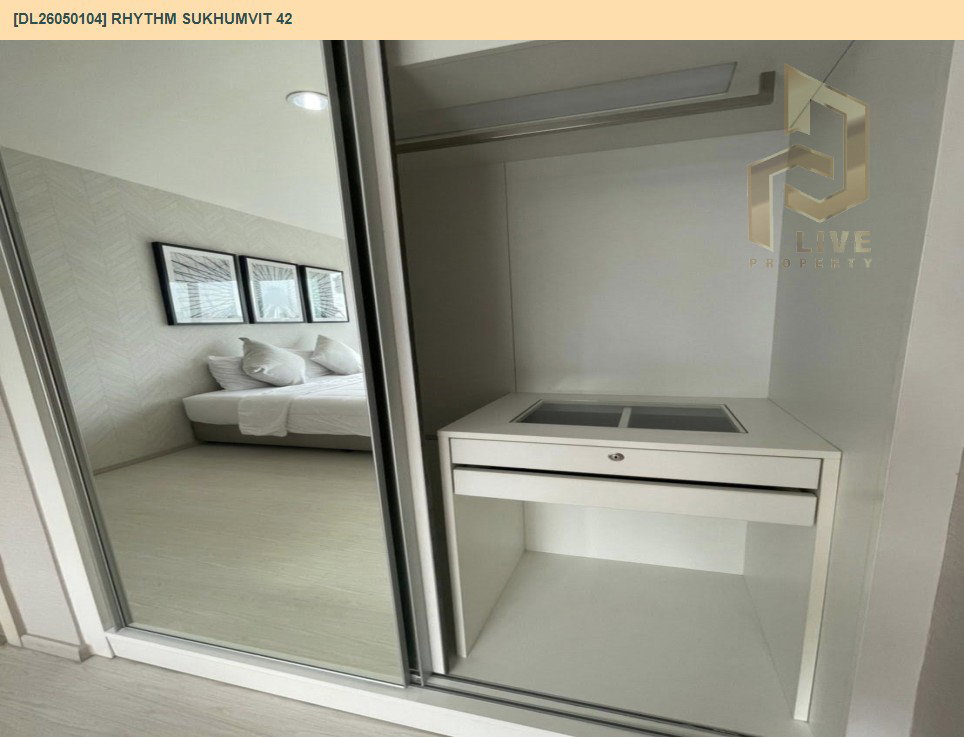 รูป DL26050104 ให้เช่าคอนโด ริทึ่ม สุขุมวิท 42 (Rhythm Sukhumvit 42) ใกล้ BTS เอกมัย พร้อมเข้าอยู่ โทรด่วน 0653619502 LineID @897iyzll - รูปที่ 7/11
