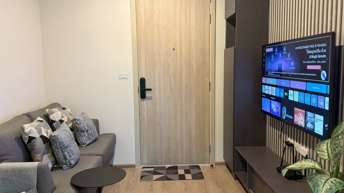picture 𝑩𝒓𝒂𝒏𝒅 𝒏𝒆𝒘 𝒄𝒐𝒏𝒅𝒐 for rent : “ 𝐍𝐔𝐄 𝐃𝐢𝐬𝐭𝐫𝐢𝐜𝐭 𝐑𝟗 " Floor 15 , Size 30 Sq.m. , Near MRT-Rama 9 - 2/22