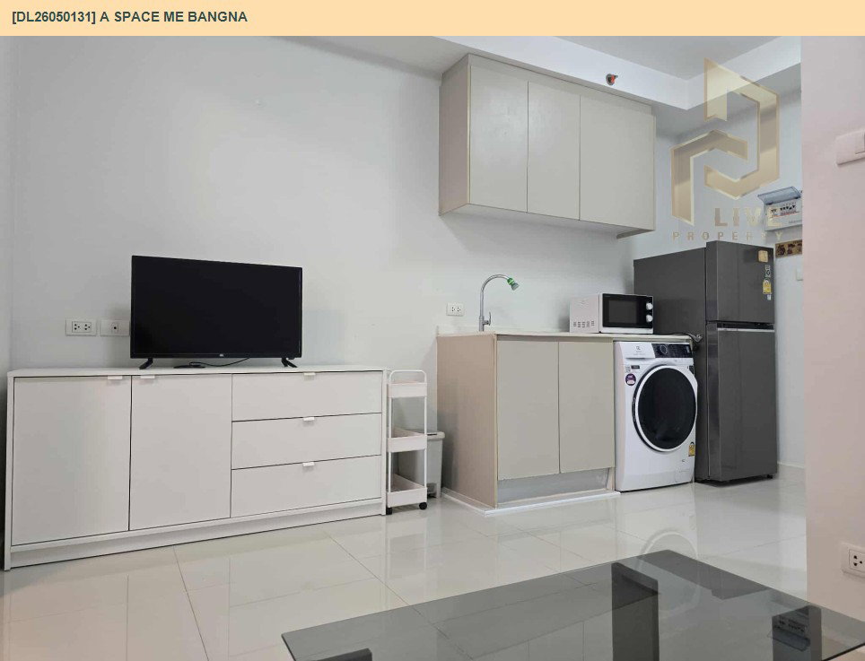 รูป DL26050131 ให้เช่าคอนโด เอ สเปซ มี บางนา (A Space ME Bangna) ใกล้ - พร้อมเข้าอยู่ โทรด่วน 0653619502 LineID @897iyzll - รูปที่ 3/8