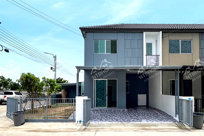 ขายทาวน์โฮม : บ้านพฤกษา120 (กาญจนา-กันตนา) แปลงมุม ต่อเติมครบพร้อมอยู่ ใกล้รถไฟฟ้าสายสีม่วง (สถานีบางใหญ่)