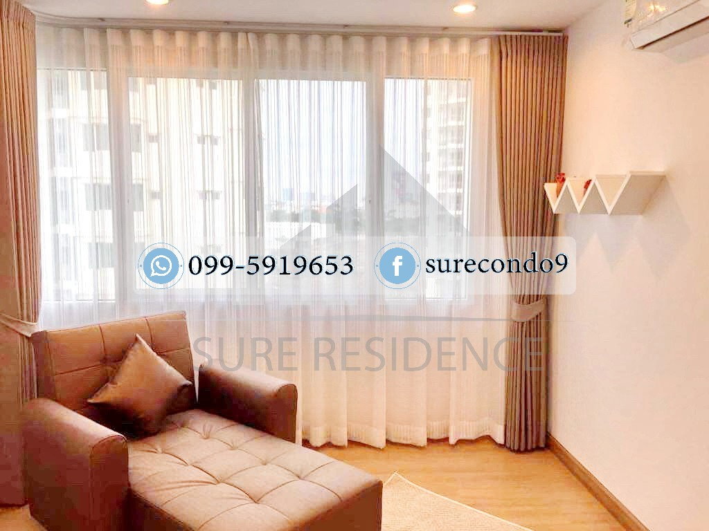 รูป 8041♛ให้เช่าคอนโด 2 ห้องนอน♙ศุภาลัย เวลลิงตัน 1♜ใกล้ MRTห้วยขวาง∞099-5919653,065-9423251🜲Line@sureresidence - รูปที่ 3/14