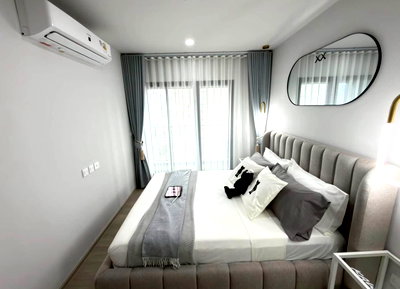 Condos for rent : For rent Aspire Onnut Station 35Sq.m., 11Fl, fully furnished (BTS Onnut 200m.) 【Line: Yosita828】