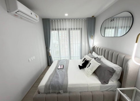 For rent Aspire Onnut Station 35Sq.m., 11Fl, fully furnished (BTS Onnut 200m.) 【Line: Yosita828】