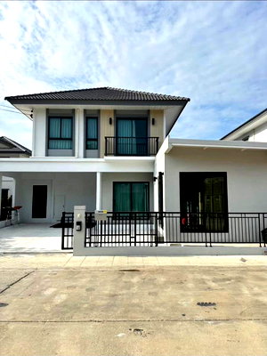 เช่าบ้านเดี่ยว วิทยาลัยสารพัดช่างสมุทรปราการ ชุมชนเมืองใหม่บางพลี : ND0561 🏡ให้เช่า บ้านเดี่ยว โครงการ เพอร์เฟค พาร์ค บางนา🏡