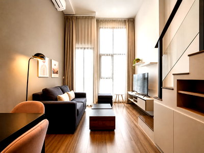 Condos for rent : 🔰DUPLEX🔰🏙Knightsbridge Space Rama9📌MRT rama9📲👉🏼Tel. / LINE : 099-289-1569