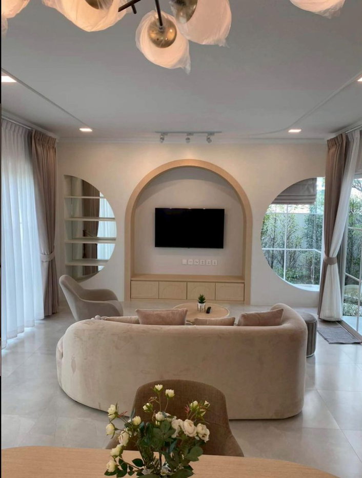 รูป 🏡 ให้เช่าบ้านเดี่ยว ชัยพฤกษ์ บางนา กม.15 | บ้านเช่าใกล้ Mega Bangna ใกล้โรงเรียนนานาชาติ พร้อมอยู่ เฟอร์ครบ Code: NPG285 - รูปที่ 5/20