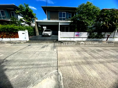 บ้านเดี่ยว สมุทรสาคร : ขายบ้านเดี่ยว2ชั้น หมู่บ้านพฤกษ์ลดา เพชรเกษม-พุทธมณฑลสาย4 ถนนพุทธสาคร แคราย กระทุ่มราย สมุทรสาครพื้นที่ 51.5 ตรว.ขาย 3.99 ล้านบาท