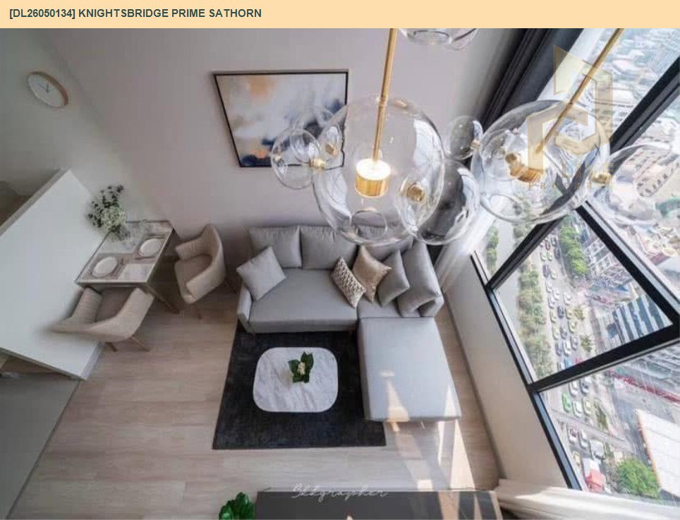 รูป DL26050134 ให้เช่าคอนโด ไนท์บริดจ์ ไพร์ม สาทร (Knightsbridge Prime Sathorn) ใกล้ BTS ช่องนนทรี พร้อมเข้าอยู่ โทรด่วน 0614453194 LineID @162cjixi - รูปที่ 4/11