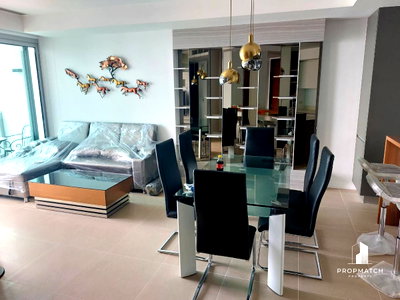 คอนโดให้เช่า : PM037693✨Flash Deal ✨ The River Condominium (2Bed 2Bath 110SQM.) พร้อมอยู่ ! เพียง 70,000 บาทต่อเดือน Tel.0981315848 @propmatch