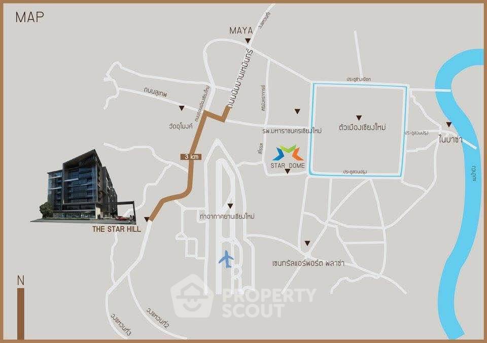 picture 1-BR Condo at The Star Hill Condo Chiangmai in Suthep (ID 2876927) - 16/16