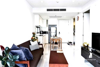 คอนโดให้เช่า : PM016933 ✨Flash Deal ✨NARA 9 (1Bed1Bath43SQM.) พร้อมอยู่ ! เพียง 24,000 บาทต่อเดือน Tel.0981315848 @propmatch