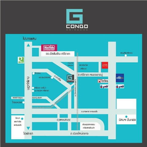 รูป AK168-476 G condo ศรีราชา ชั้น 1 วิวสวน แอดไลน์@akcondo(ใส่@ด้วย) - รูปที่ 7/7