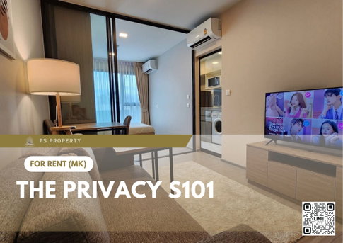 ให้เช่า ✨ THE PRIVACY S101 ✨ ใกล้ BTS อุดมสุข เฟอร์นิเจอร์ และ เครื่องใช้ไฟฟ้าครบ 
