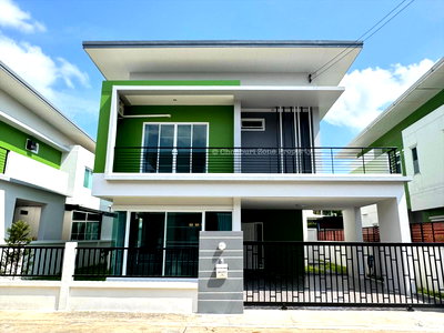 บ้านเดี่ยวให้เช่า : ให้เช่าบ้านเดี่ยวใหม่ ม.ซีซั่นวัลเล่ย์ สวนเสือ ศรีราชา