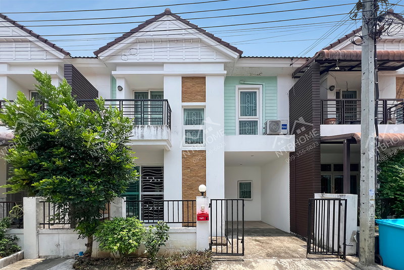 ขายทาวน์โฮม : หมู่บ้านทิพย์พิมาน บ้านริมน้ำ (ถนนเลียบคลองบางไผ่) ทำเลดีใกล้รถไฟฟ้าสายสีม่วง